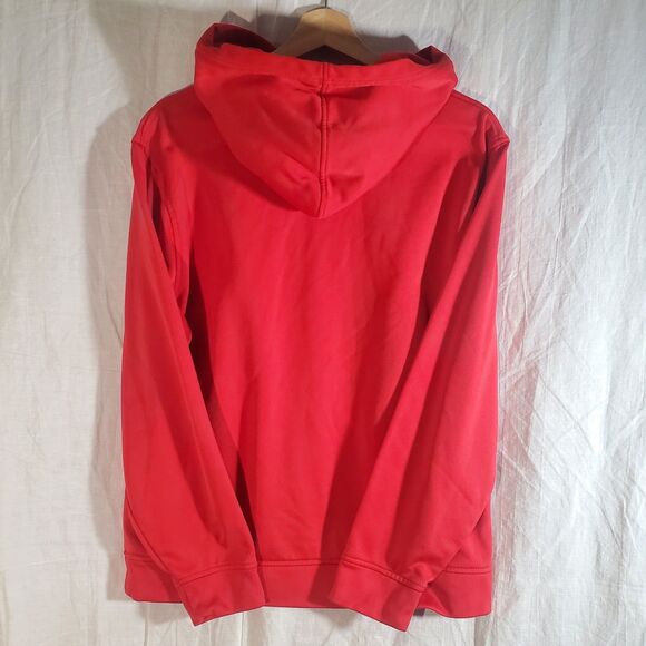 Bauer Youth XL Red Hockey Logo Hoodie Pullover - Picture 6 of 7